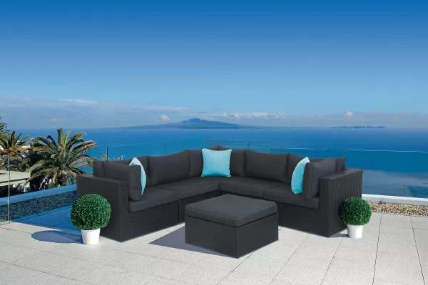 Mode 6-pce Corner Outdoor Lounge Suite