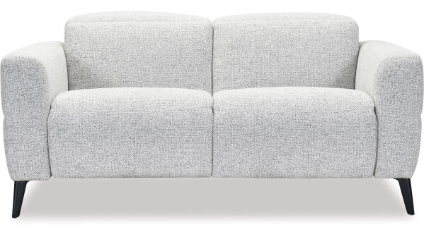 Nina 2 Seater Recliner Sofa &ndash; Pepper Fabric