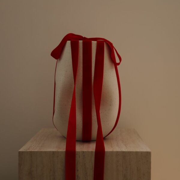 Hazel Vase Large - Beige 
