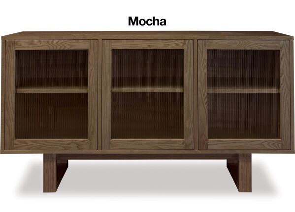 Connect Sideboard – Osaka Base – Fluted Glass Doors