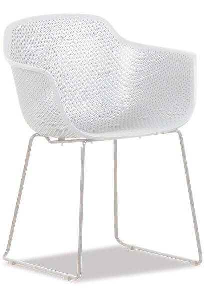 Lilac White Outdoor Dining Chair