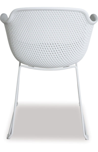 Lilac White Outdoor Dining Chair