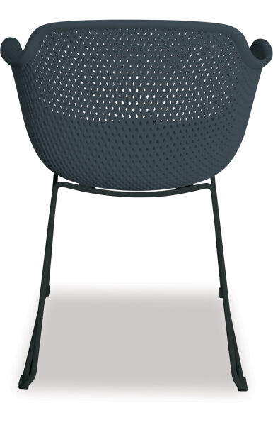 Lilac Black Outdoor Dining Chair