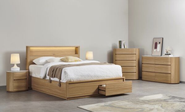 Duke Bedside – Oak - Danske Mobler Furniture