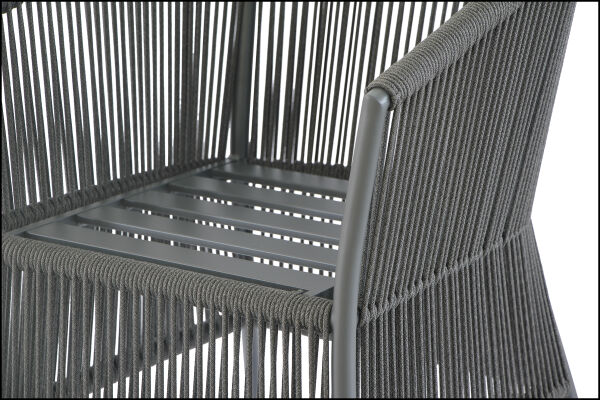 Omaha Gun Metal Grey Outdoor Chair