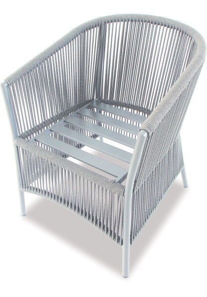 Omaha Pearl Grey Outdoor Chair