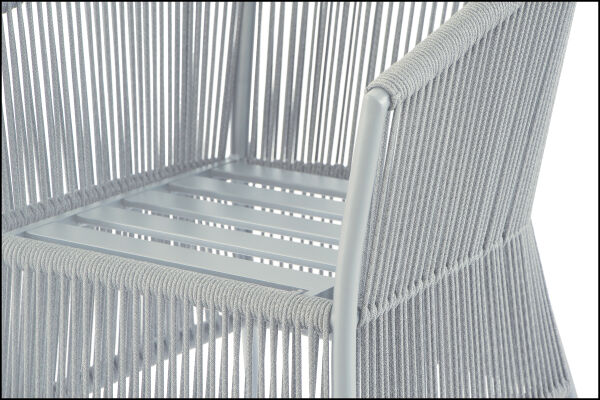 Omaha Pearl Grey Outdoor Chair