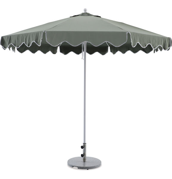 Zest 2.7m Round Outdoor Sun Umbrella - Olive Green
