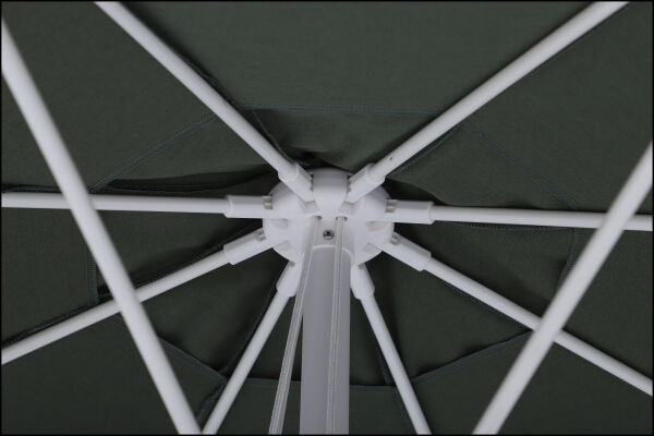 Zest 2.7m Round Outdoor Sun Umbrella - Olive Green