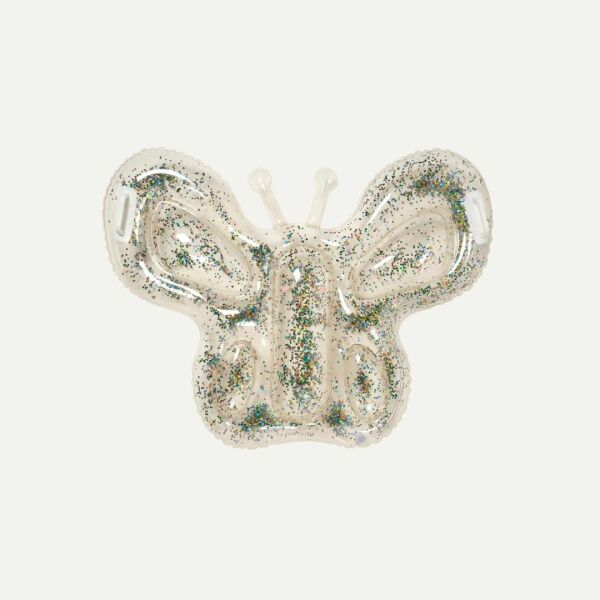Kids Lie- on Float - Butterfly Cotton Candy Glitter