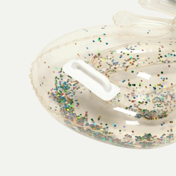 Kids Lie- on Float - Butterfly Cotton Candy Glitter