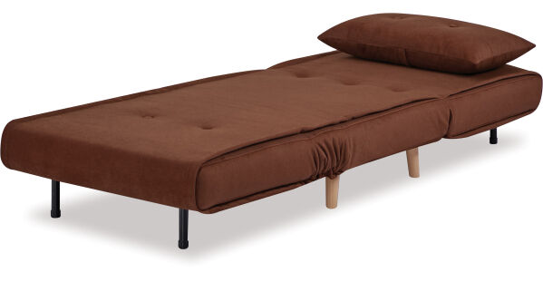 Haru 1-Seat Sofa Bed Chair – Orange Fabric
