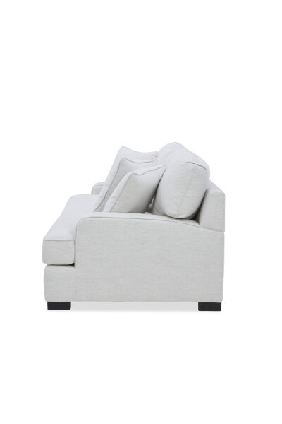 Preston 3 Seater Sofa – Light Grey Fabric