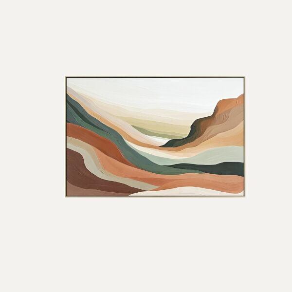 Sunset Mountains V1 Wall Art