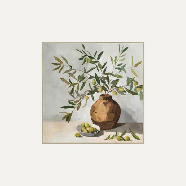 Olive Vase Wall Art