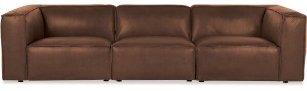 Cassia 3 Seater Leather Sofa 