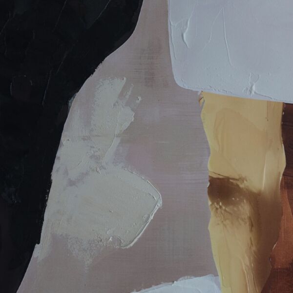 Amber Gold Abstract V1  Wall Art 