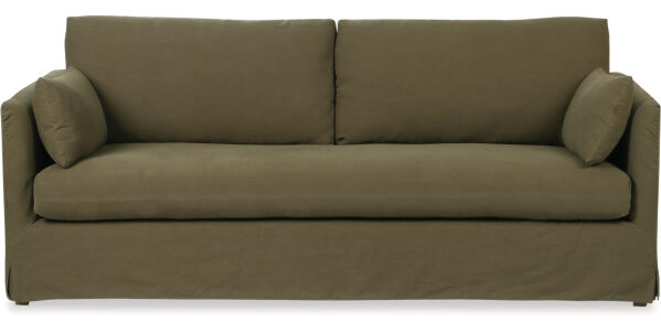 Baxter 3 Seater Lounge Suite &ndash; Olive Green