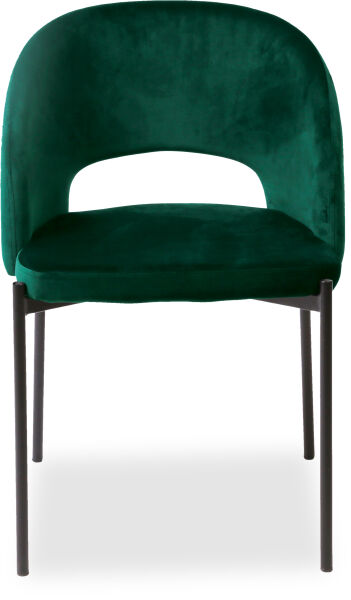 Alice Dining Chair &ndash; Green Velvet Fabric
