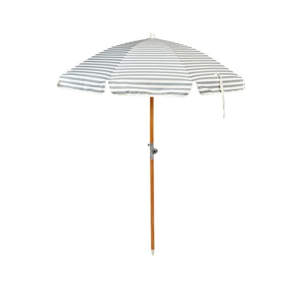 Luxe Beach Umbrella - Seagrass Stripe