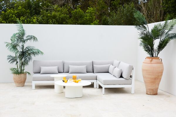Palm Cove 4-pce Outdoor Modular Lounge Suite - Small