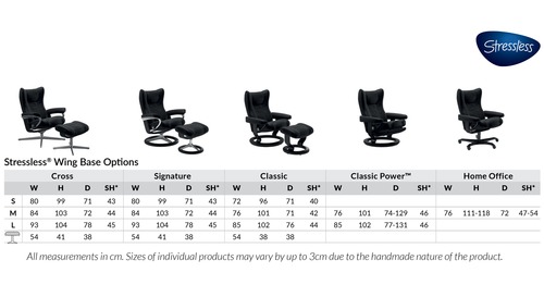 Stressless® Wing Large Leather Recliner - Signature Base   