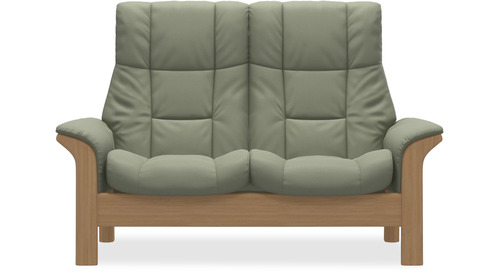 Stressless&reg; Windsor 2 Seater &ndash; Paloma Shade Green, High Back