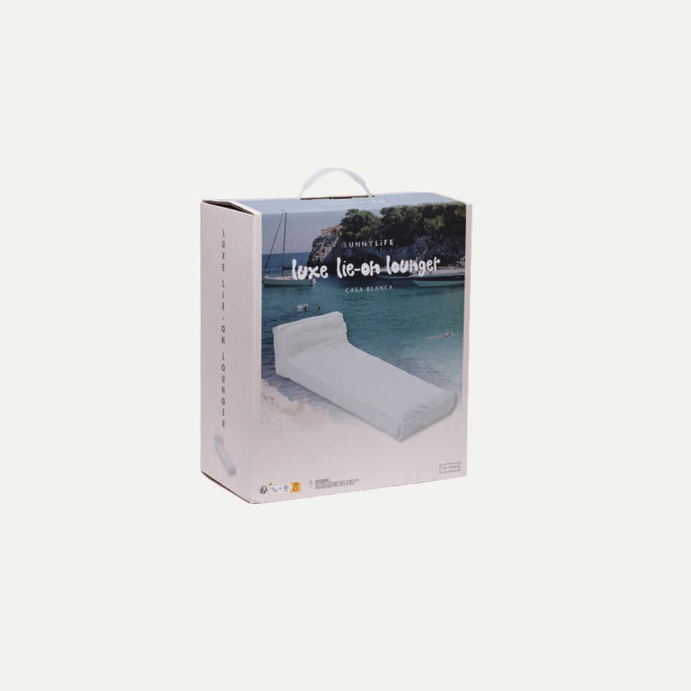 Luxe Lie-On Lounger - Casa Cream 