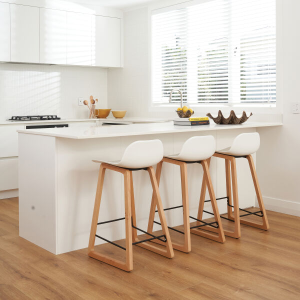 Net Barstool - White