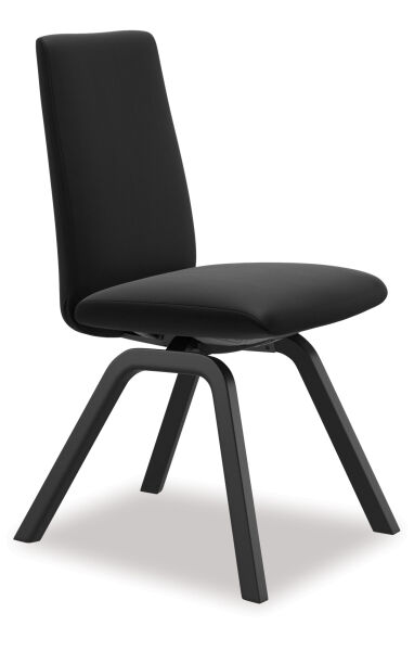 Stressless&reg; Dining Chair - Laurel Low Back Black D200 Leg