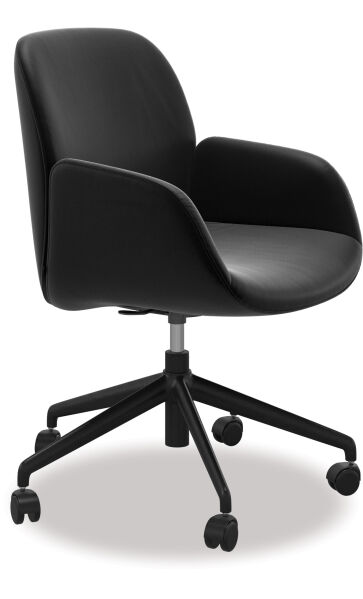 Stressless&reg; Bay Home Office Chair - Paloma Black leather