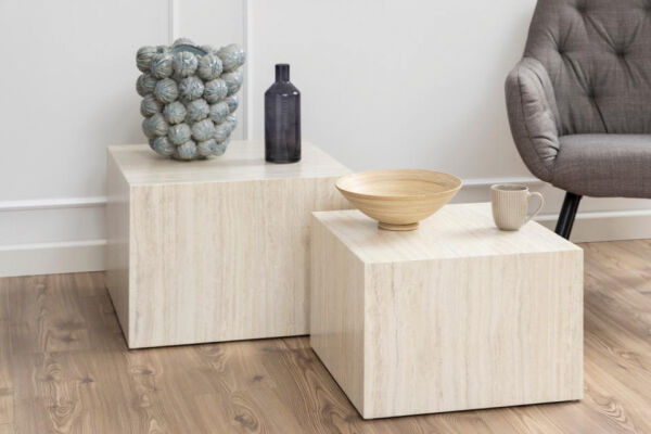 Dice Coffee Tables 2-pce Set - Square 