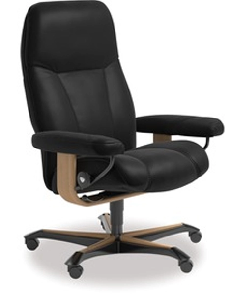 Stressless® Consul Leather Home Office Chair